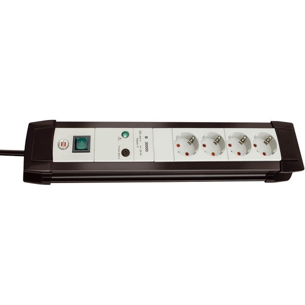 Brennenstuhl Premium-Line multiprise - 4 prises avec protection contre la surtension 30kA