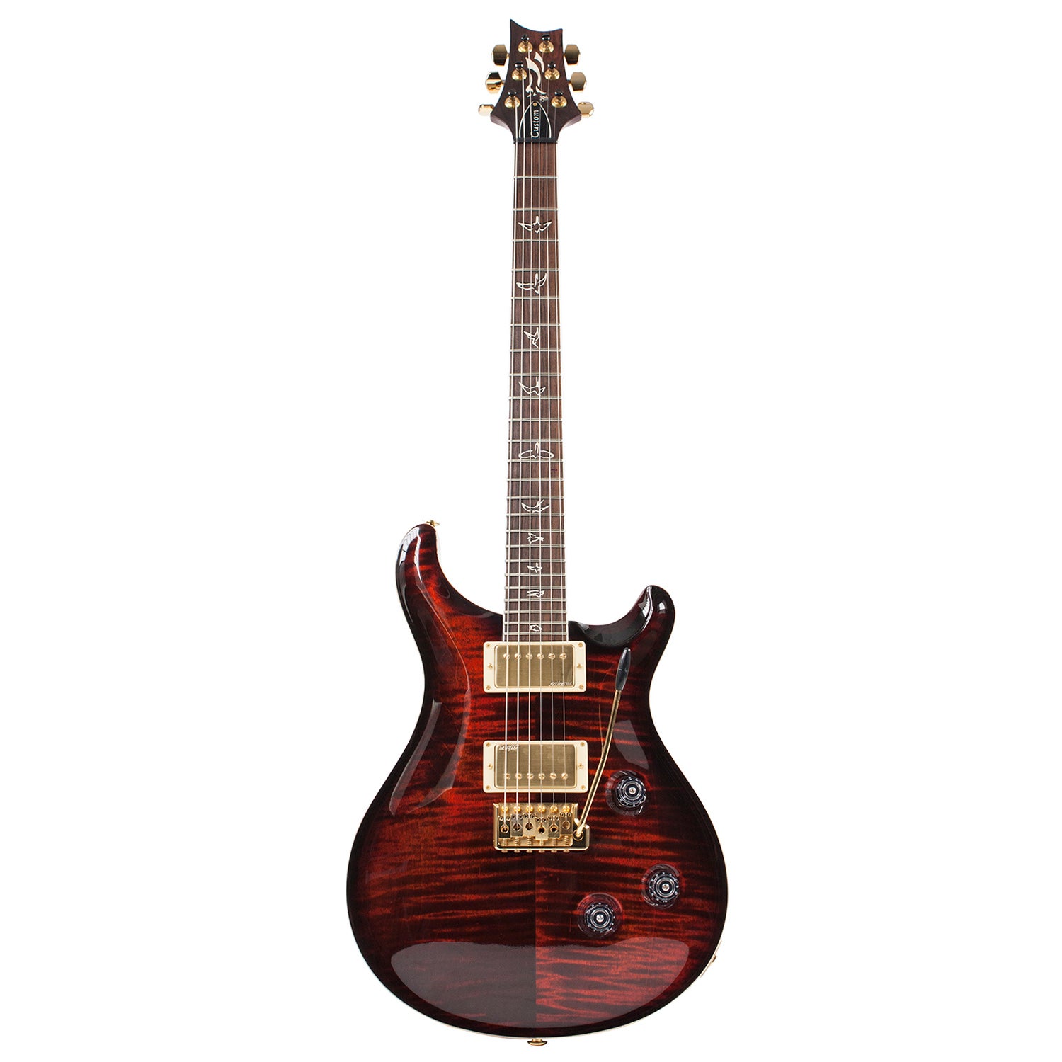 PRS Custom 24 25th Anniversary Fire Red Burst (trade) | Bax Music