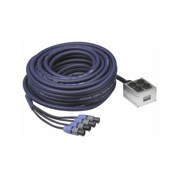 DAP câble multipaire verrouillable 4 voies, 15 m