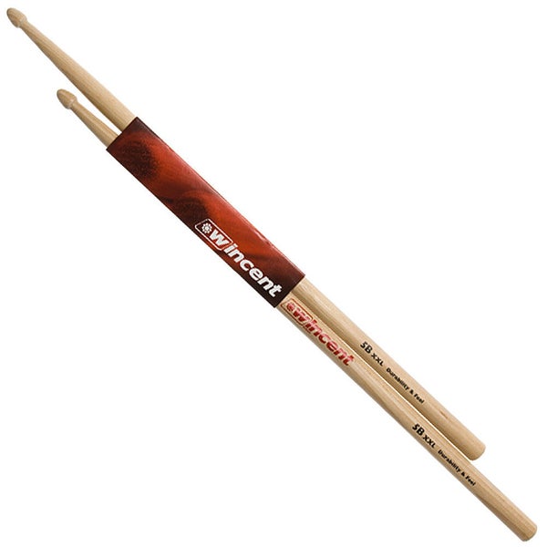 Wincent W-5BXXL baquetas hickory 5B, ultra largas