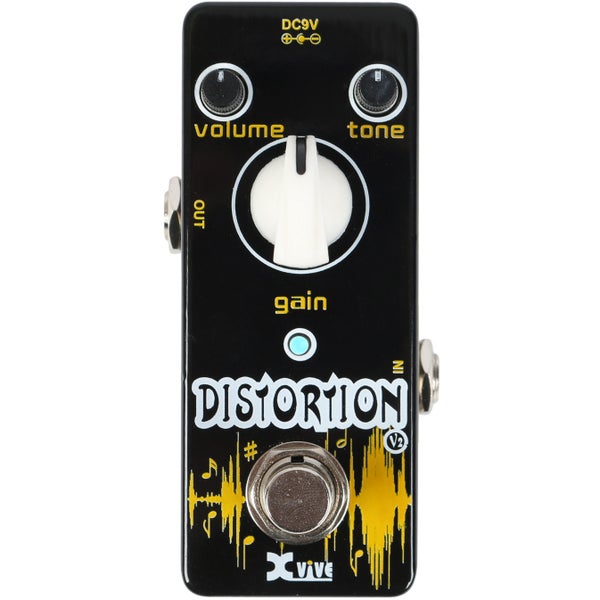 Xvive V2 Distortion pédale d'effet