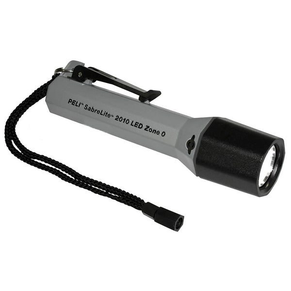 Peli 2010Z0 Super SabreLite lampe de poche à LED ATEX Zone 0 (argentée)