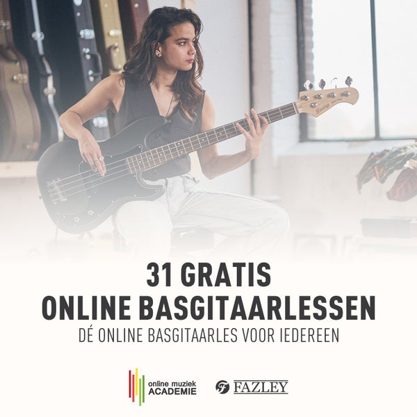 Fazley FPB218SB-FR fretloze elektrische basgitaar sunburst