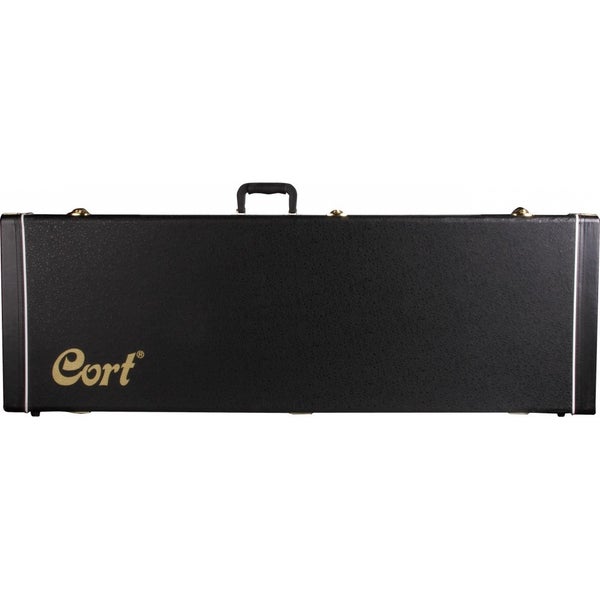Cort CGC75  custodia rigida per basso elettrico nera