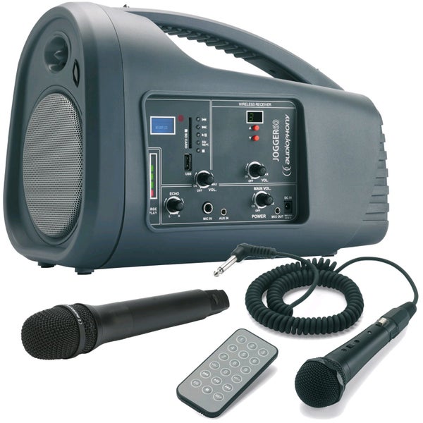 Audiophony Jogger60 speaker portatile + 2 microfoni