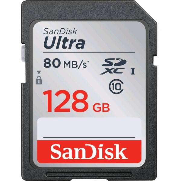 SanDisk Ultra 128GB SDXC UHS-I 80MB/s tarjeta de memoria