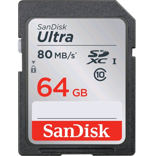 SanDisk Ultra 64GB SDXC UHS-I 80MB/s tarjeta de memoria