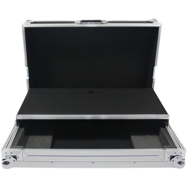 Prodjuser flight case pour NI Traktor S8 avec plateau ordinateur portable
