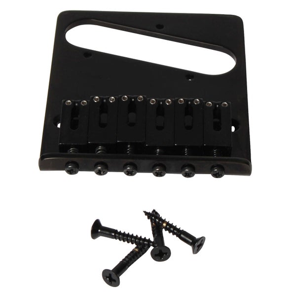 Gotoh GTC202 puente para guitarra Telecaster con 6 selletas color negro