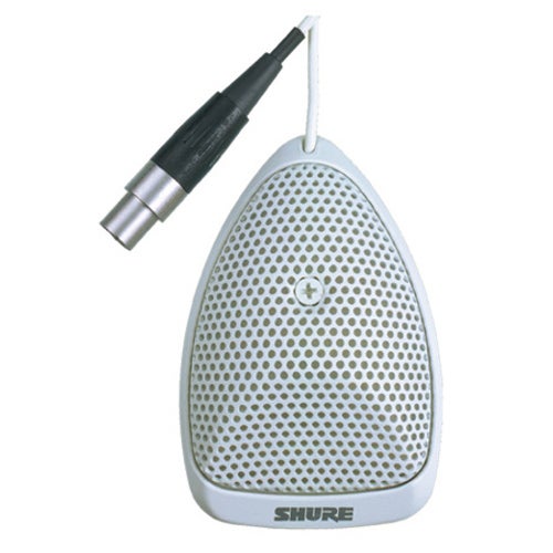 Shure MX391W/S micro supercardioïde à effet de surface