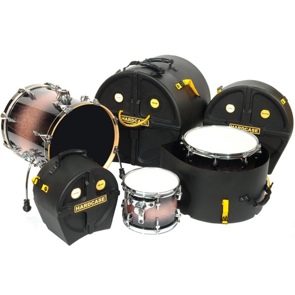 Hardcase HJUNGLE set de maletas para batería (3 unidades), 10 -14 - 16 pulgadas