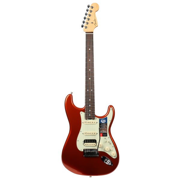 Fender Am. Elite Stratocaster HSS Shaw Autumn Blaze Metallic RW