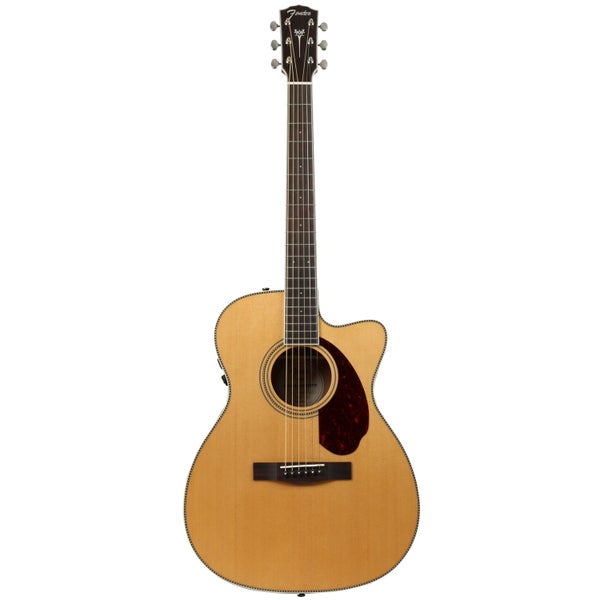 Fender Paramount PM-3 Standard Triple O Natural halvakustisk gitarr