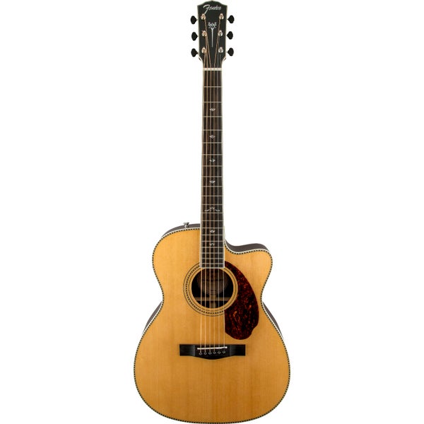 Fender Paramount PM-3 Deluxe Triple O Natural halvakustisk stålsträngad gitarr