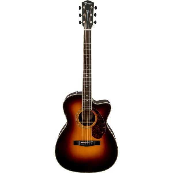 Fender Paramount PM-3 Deluxe Triple O Vintage Sunburst halvakustisk stålsträngad gitarr