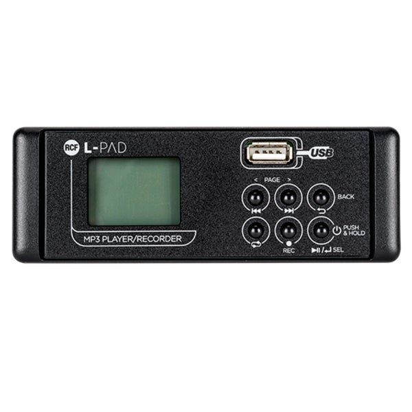 RCF SMP-R MKII reproductor MP3 y módulo de grabación para los mezcladores Livepad