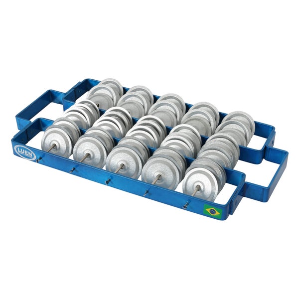 Luen CHOLLBL Chocalho - Rocar aluminium (large) bleu