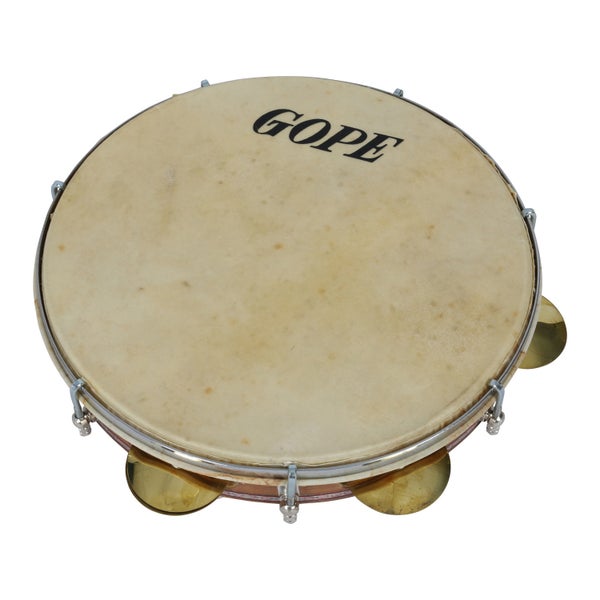 Gope PANCH8 pandeiro Chorinho 10" peau naturel 8 rivets