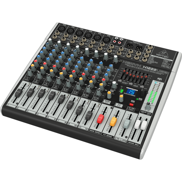 Behringer XENYX X1222USB PA and Studio Mixer