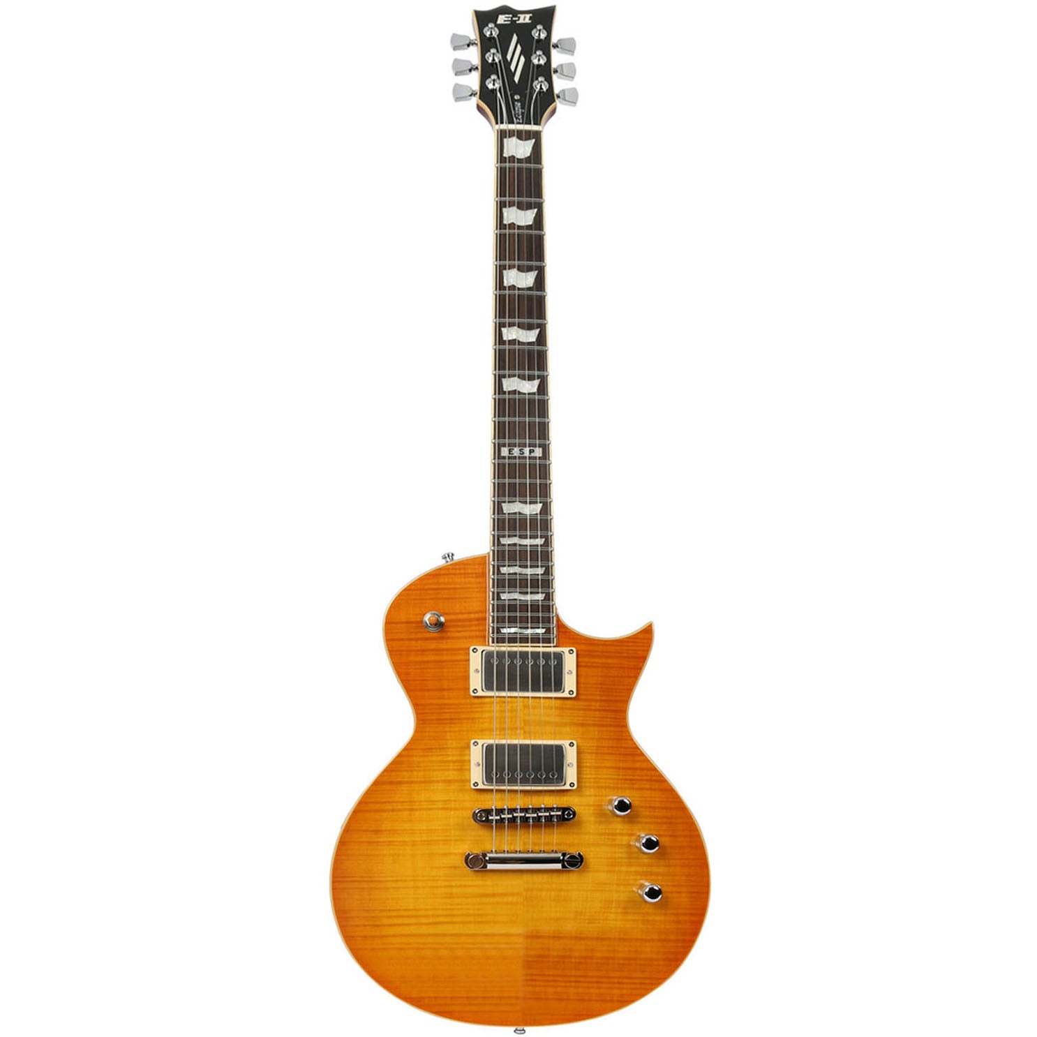 ESP E-II Eclipse FM Lemon Burst electric guitar with case | Bax Music