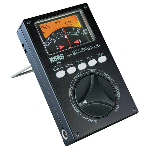 Korg GT-120 chromatisch stemapparaat voor gitaar en basgitaar