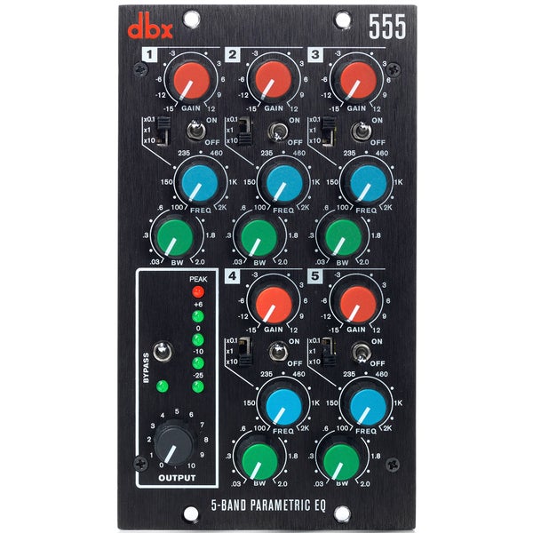 DBX 555 parametrische equalizer 5-bands