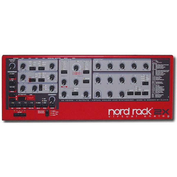 Clavia Nord Lead 2X Rack virtual analogue synthesizer