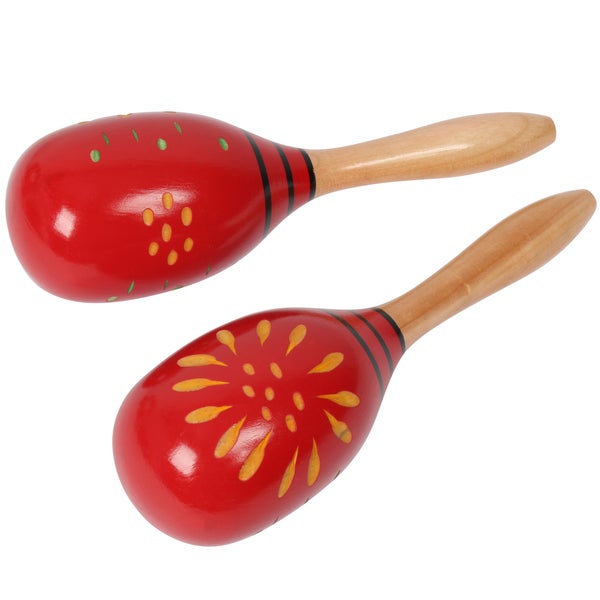 Stagg MRW-26 Wooden Maracas (Red)