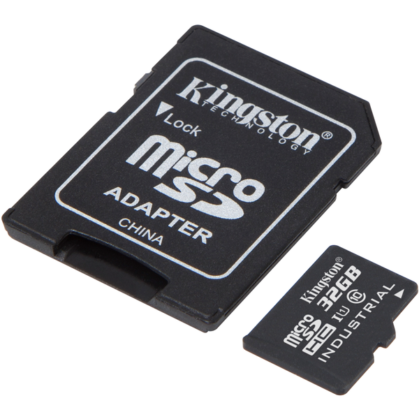 Kingston 32 Go Industrial Temperature carte mémoire microSD UHS-I + adaptateur carte microSD