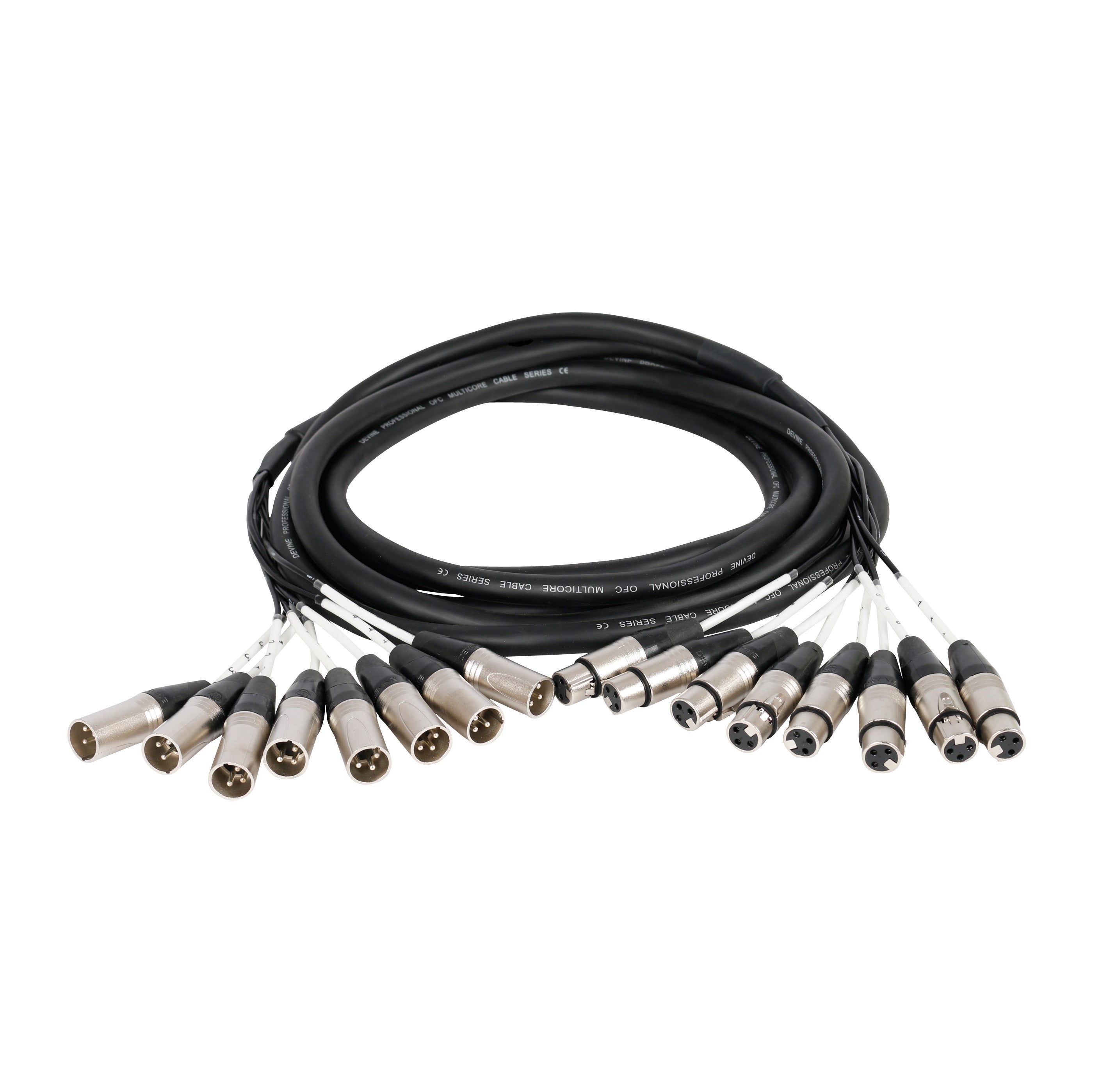 Devine MUL002/5 rollo de cable 8x XLR(F)-8x XLR(M) 5 m | Bax Music