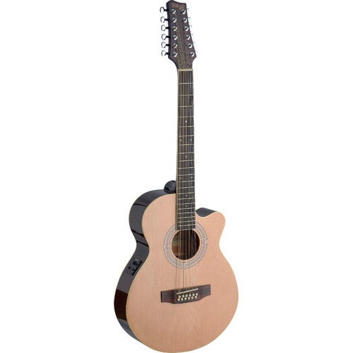 Stagg SA40MJCFI/12-N guitarra electroacústica