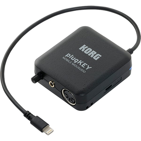 Korg plugKEY BK MIDI/audio interface till iOS svart
