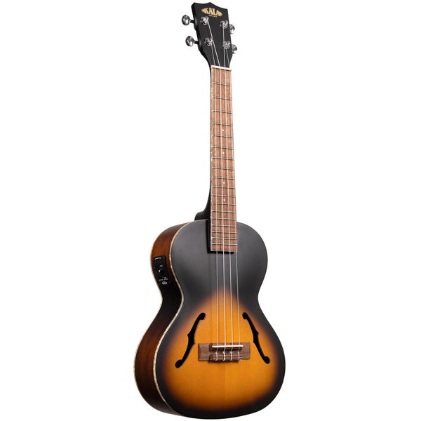 Kala KA-JTE-2TS Archtop Jazz ukulélé ténor + étui