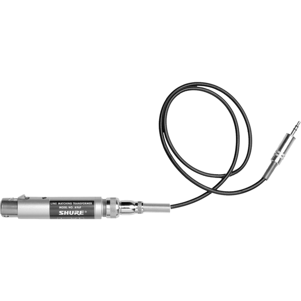Shure A96F transformador XLR a jack de 3,5 mm