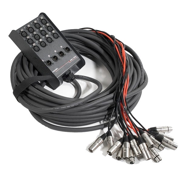 Proel EBN1204 cavo breakout XLR 12 vie 25 m