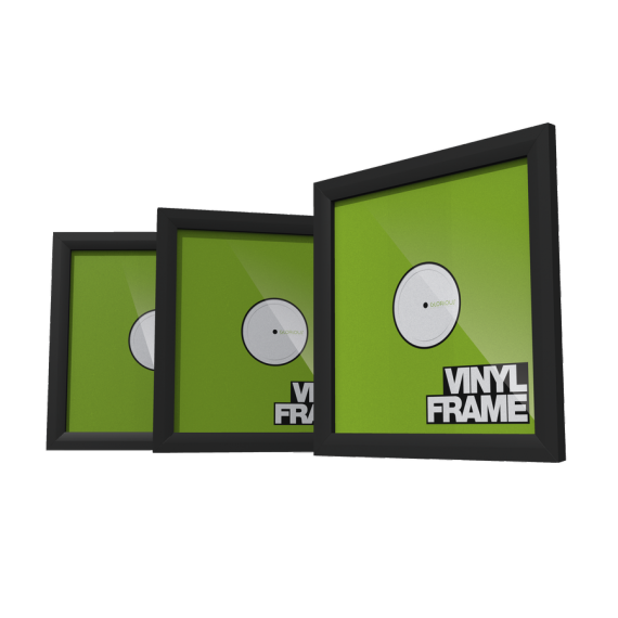 Glorious Vinyl Frame Set Black lot de 3 cadres pour vinyles