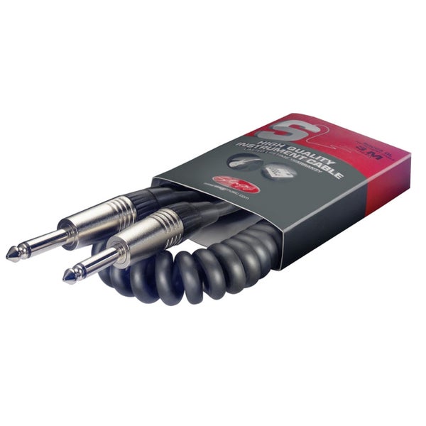 Stagg SGCC6 DL cable de instrumentos rizado, 6 m