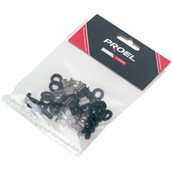 Proel KIT12B Kit pour montage en rack (vis, bagues et écrous)
