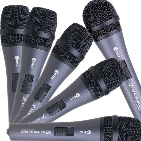 Sennheiser Promo Pack 5x E 845-S + E 825-S microphone set
