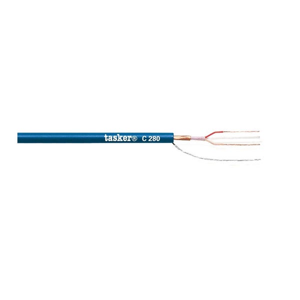 Tasker C280 C280 cavo microfono blu, 100 m