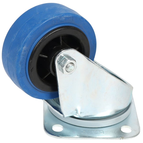 TENTE 3470 PIR 080 P62 roulette pivotante bleue 80 mm