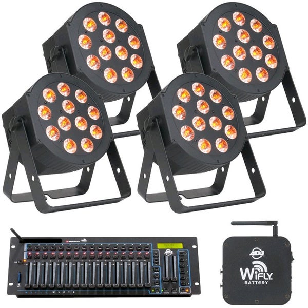 American DJ Hex Par Pro Pak set iluminación