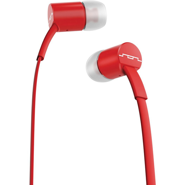 Sol Republic Jax 1-Button Vivid Red écouteurs intra-auriculaires