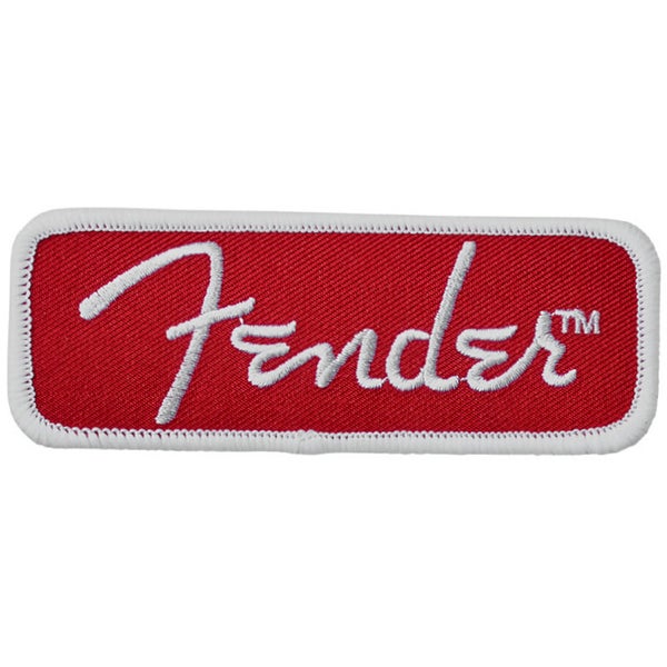 Fender logo patch vêtement rectangulaire