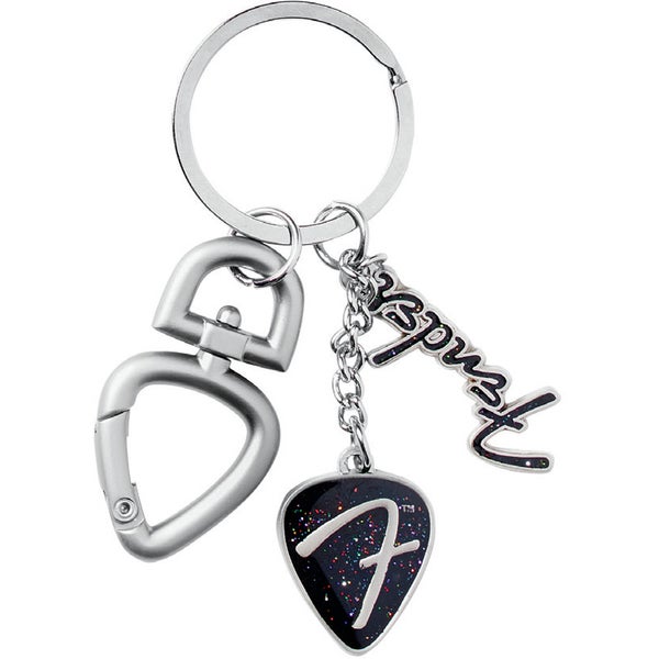 Fender  porté-clés 3 pièces avec médiator et logo
