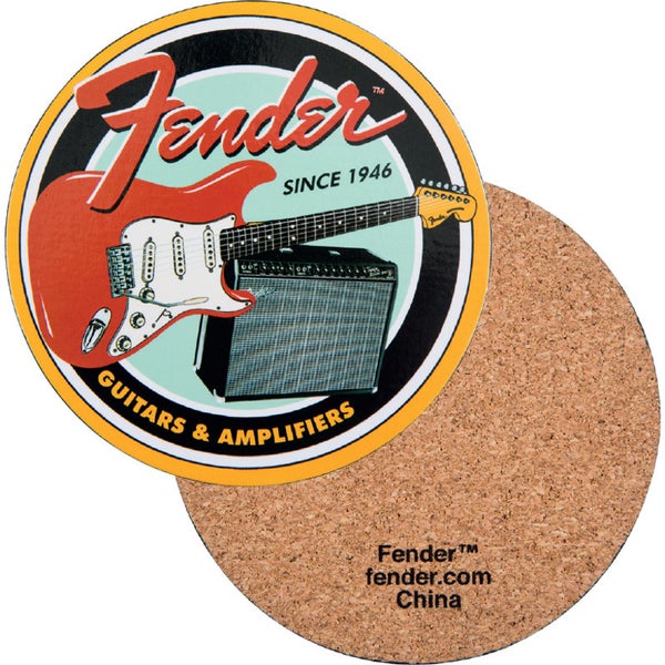 Fender Vintage Guitar and Amp  set de 4 sous-verres