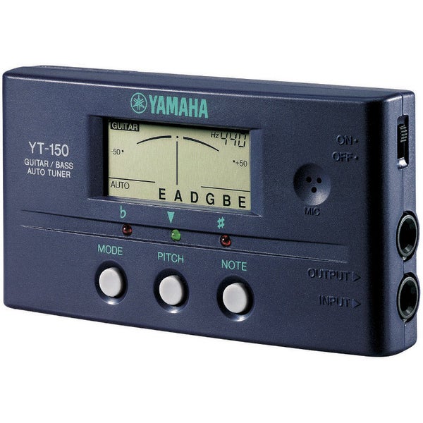 Yamaha YT150 aparato afinador para guitarra y bajo