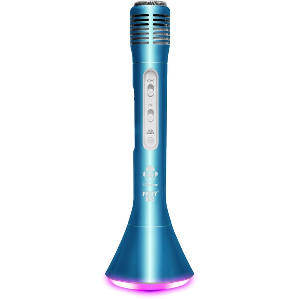 iDance Party Mic PM-10 Blue micrófono karaoke con bluetooth
