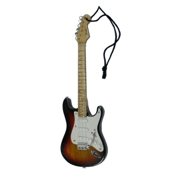 Fender 6 tums Sunburst Stratocaster juldekoration