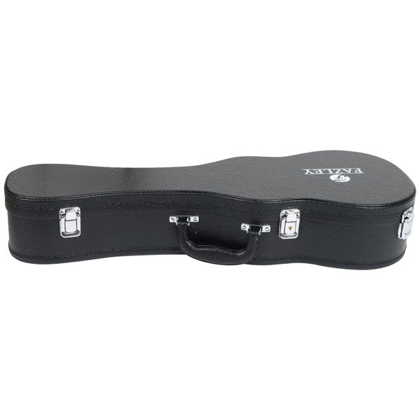 Fazley UC-23FTBL custodia rigida per ukulele da concerto nera